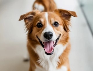 A happy dog